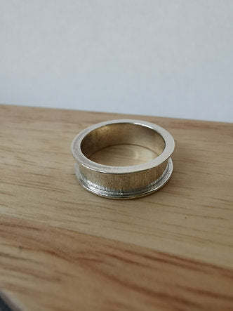 8mm Channel Band Ring
